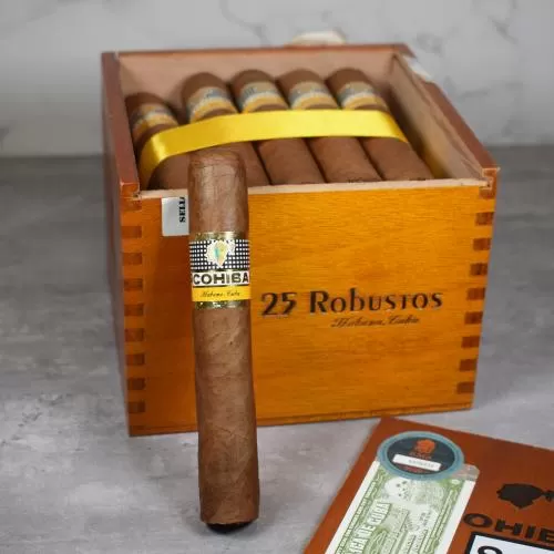 Buy Cohiba Robustos Cigar – Cabinet of 25