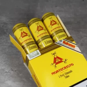 Buy Montecristo Petit Edmundo Tubed Cigar Pack of 3 in the UK online