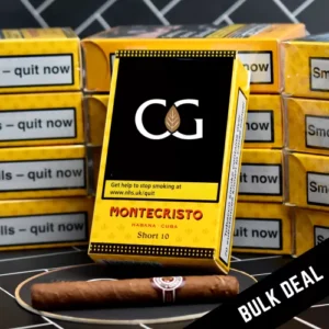 Buy Montecristo Shorts Cigar 10 x Packs of 10 Bundle Deal in the UK online