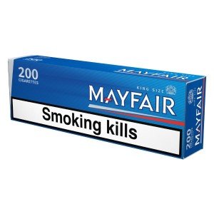MAYFAIR KING SIZE 1 CTN= 10 PKS, 200 CIGG