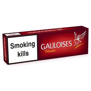 GAULOISES BLONDES RED 1 CTN= 10 PKS, 200 CIGG