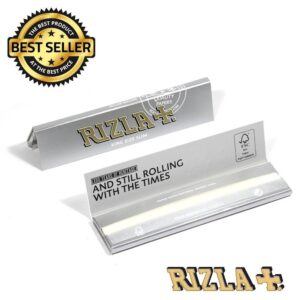 Rizla King Size Silver Slim Rolling Papers | Bundle of 2