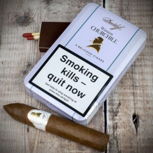 Davidoff Winston Churchill Belicoso Cigars (The Traveller) – Pack of 4