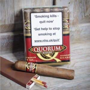 Quorum Robusto Maduro Cigars – Pack of 10